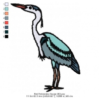 Bird Embroidery Design 82